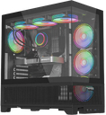 Twisted Minds TM-245-3-B Phantek - 07 Mid Tower Oyuncu Kasası, Siyah