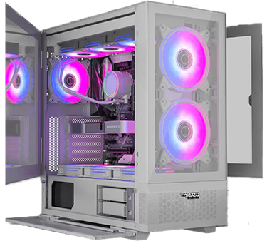 Twisted Minds TM-X5-W Minimalist -04 Mid Tower Gaming Case, White