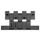 Twisted Minds TM-GPB-01-B Wall Mounted Modular Gaming Pegboards