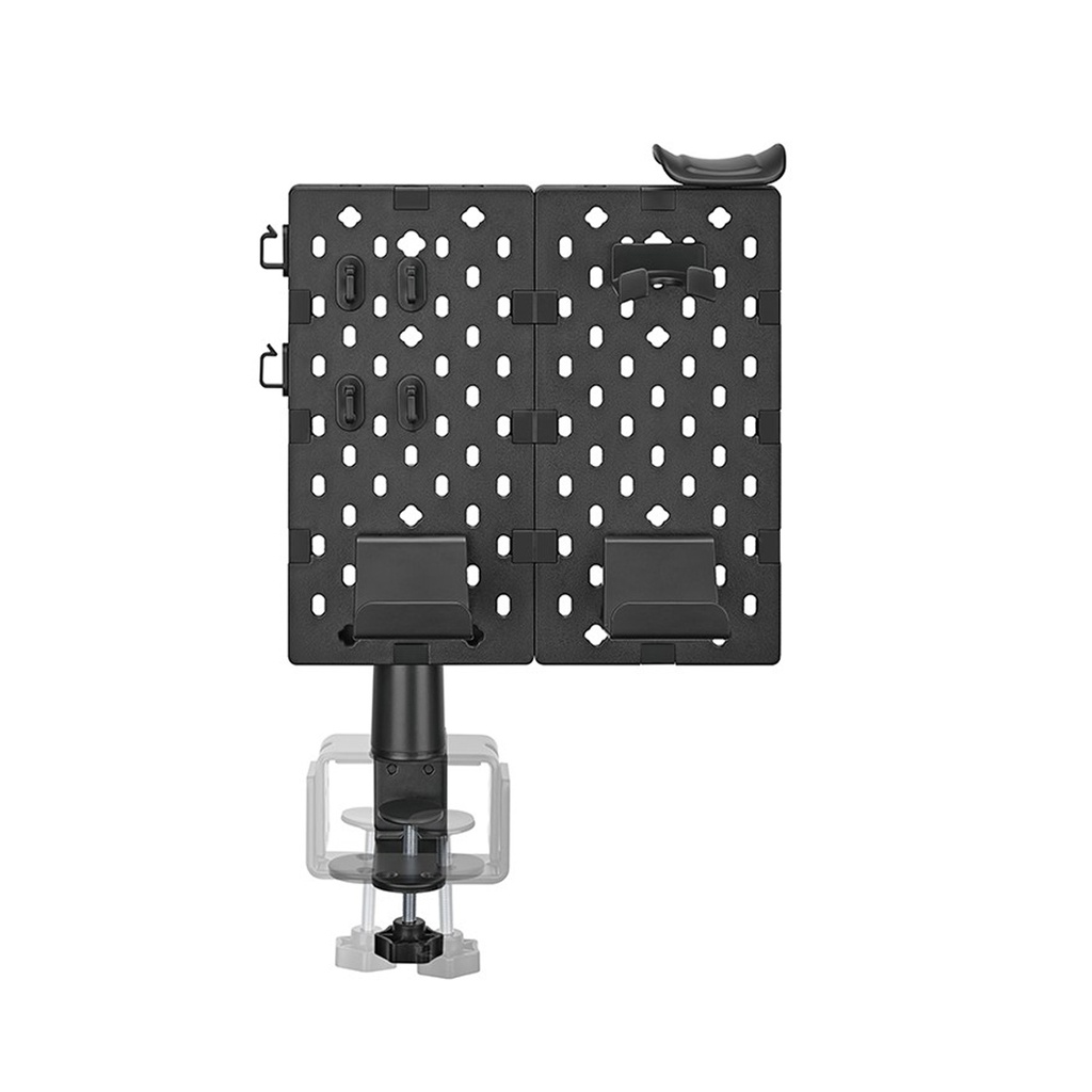 Twisted Minds TM-S06-1-B Desk Mount Pegboard Holder for  Headset and Controller