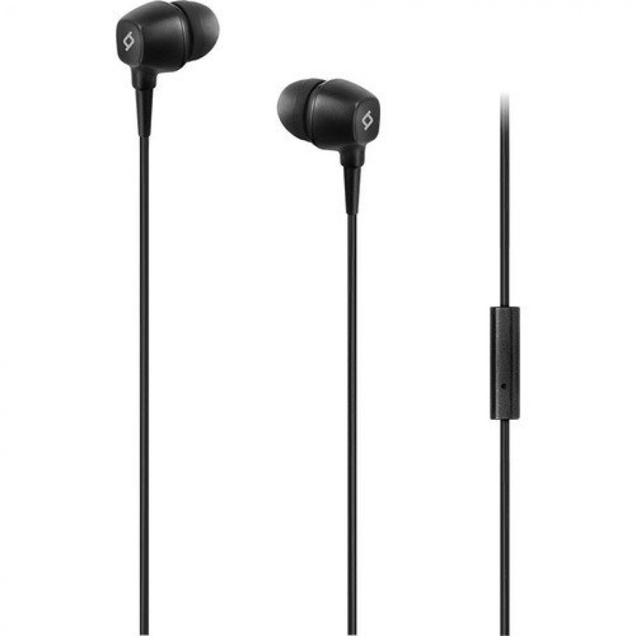 Ttec Pop In-Ear Headphones with Microphone, Black