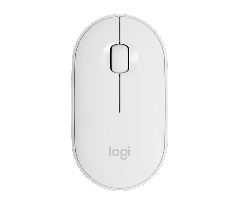 Logitech Pebble M350 Bluetooth Optical Mouse, White
