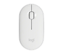 Logitech Pebble M350 Bluetooth Optical Mouse, White