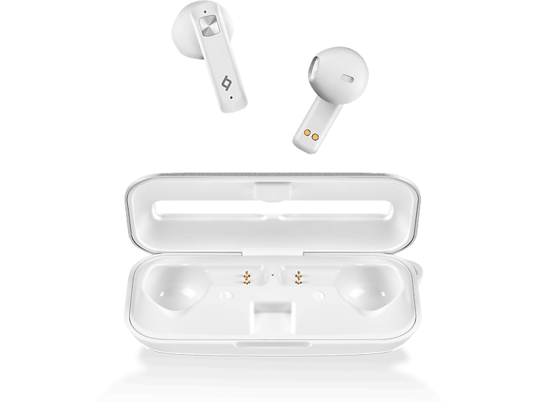 Ttec AirBeat UltraSlim TWS Bluetooth In-Ear Headphones, White