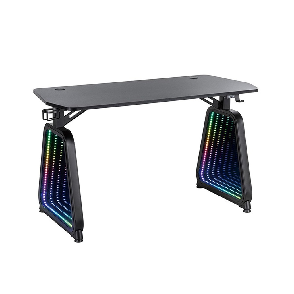 Twisted Minds TM-GMD12-D1 Infinity RGB Mirrored Leg Gaming Desk