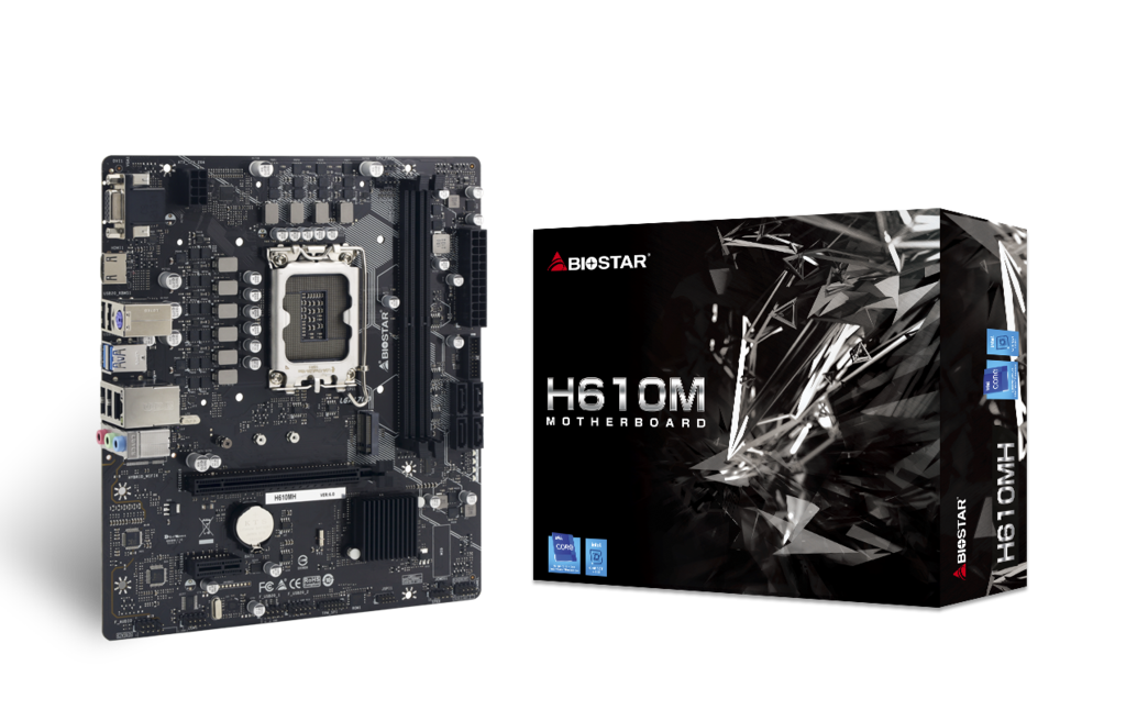 Biostar H610MH Intel LGA 1700 DDR4 Micro ATX Motherboard