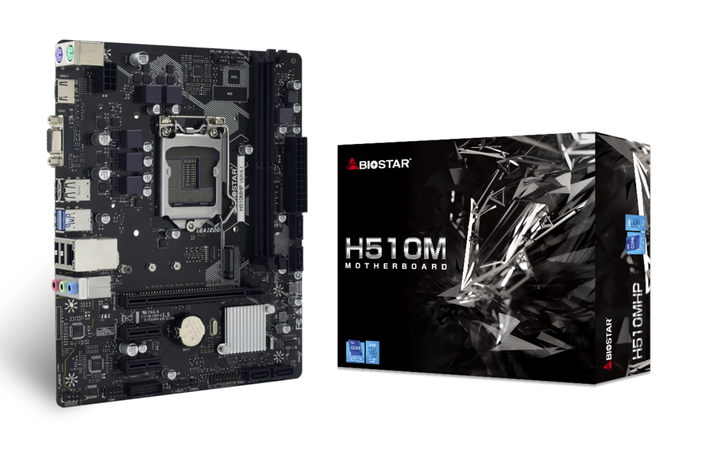 Biostar H510MHP Intel LGA1200 DDR4 Micro ATX Motherboard