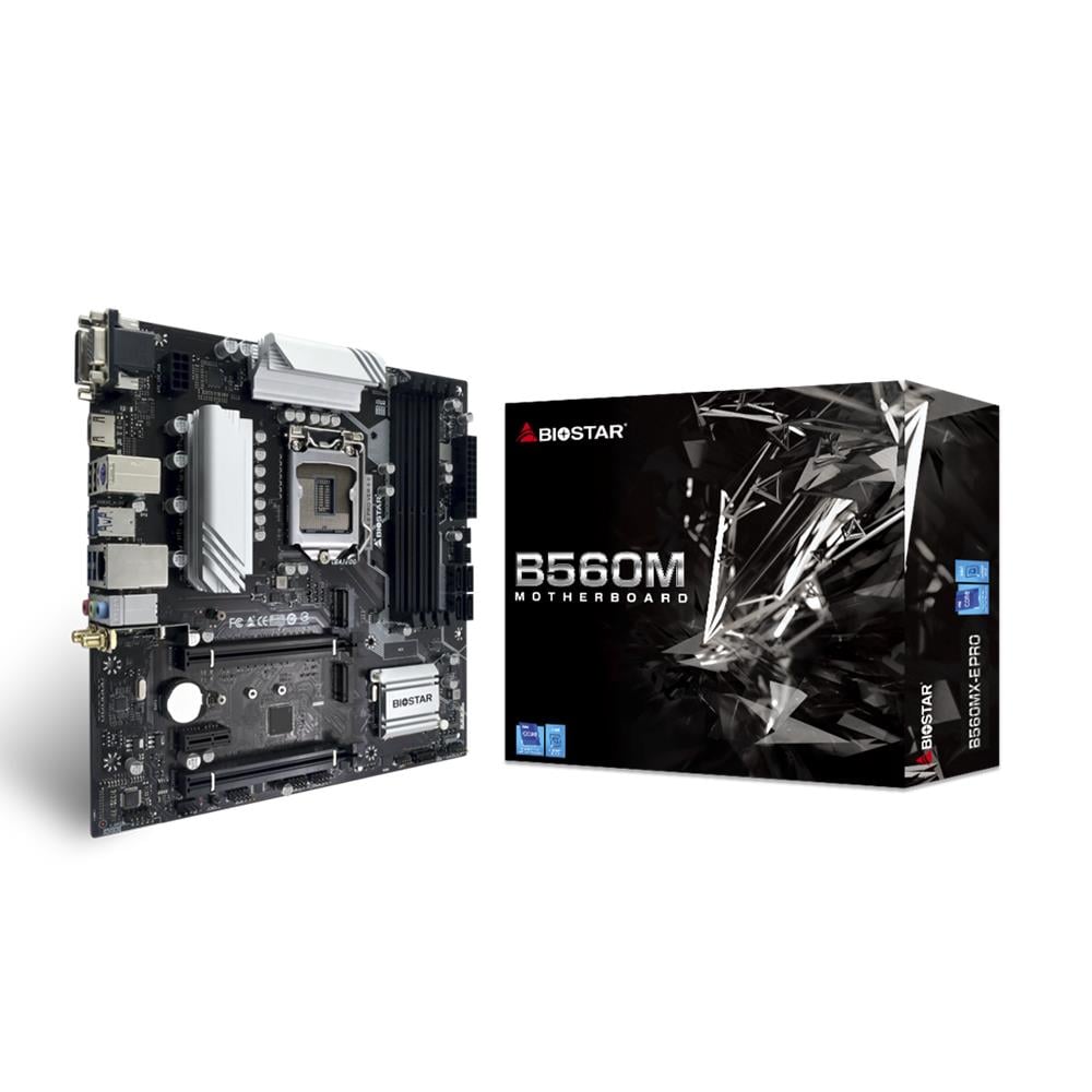 Biostar B560MX-E Pro Intel LGA1200 DDR4 Micro ATX Motherboard