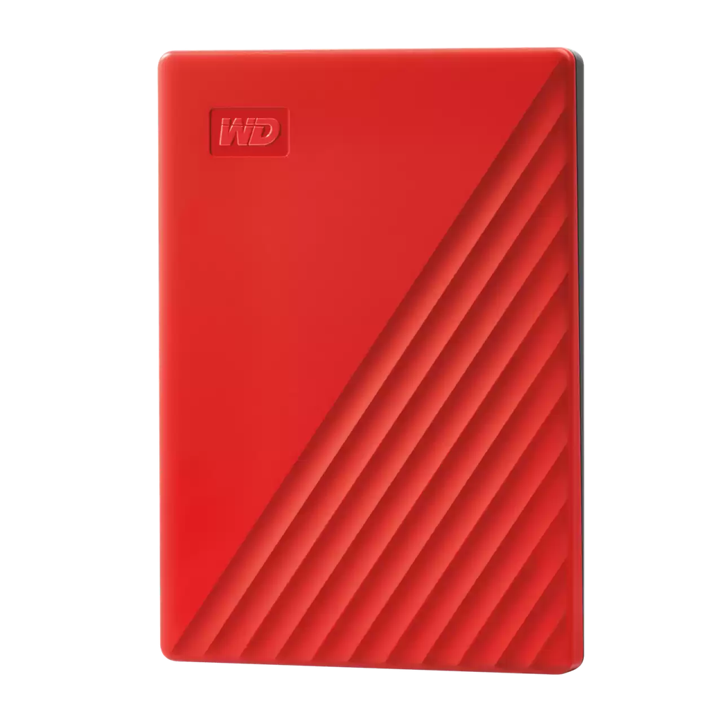 Western Digital My Passport 4 TB USB 3.2 2.5" External Harddisk, Red