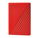 Western Digital My Passport 4 TB USB 3.2 2.5" External Harddisk, Red