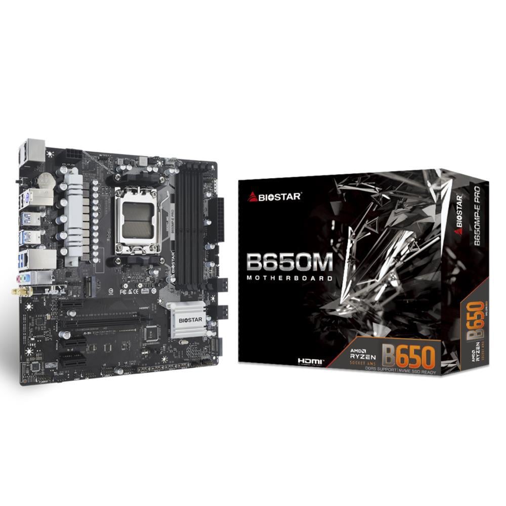 Biostar B650MP-E Pro DDR5 6000MHz AM5 S+V+GL Micro ATX Motherboard