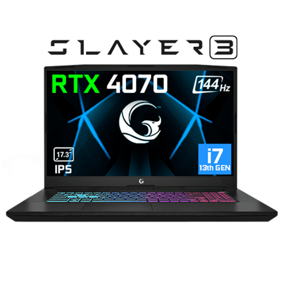 Game Garaj Slayer3 10XL-4070 C2 i7-13700H 32 GB 1 TB SSD RTX4070 17.3" Full HD Oyuncu Notebook