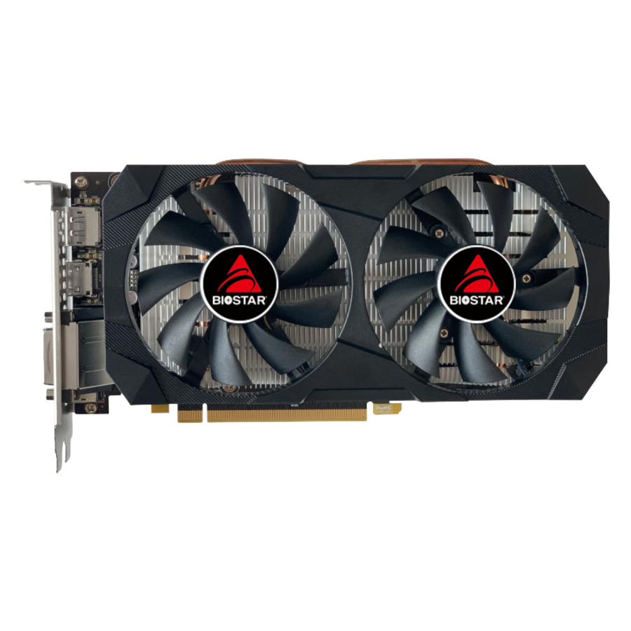 Biostar RX580 2048SP 256 Bit GDDR5 8 GB Graphics Card