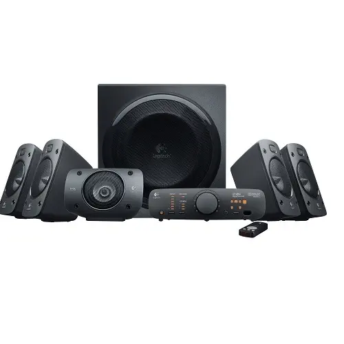 Logitech 980-000468 Z906 500W RMS 5+1 3D Stereo Surround Sound Speaker, Black