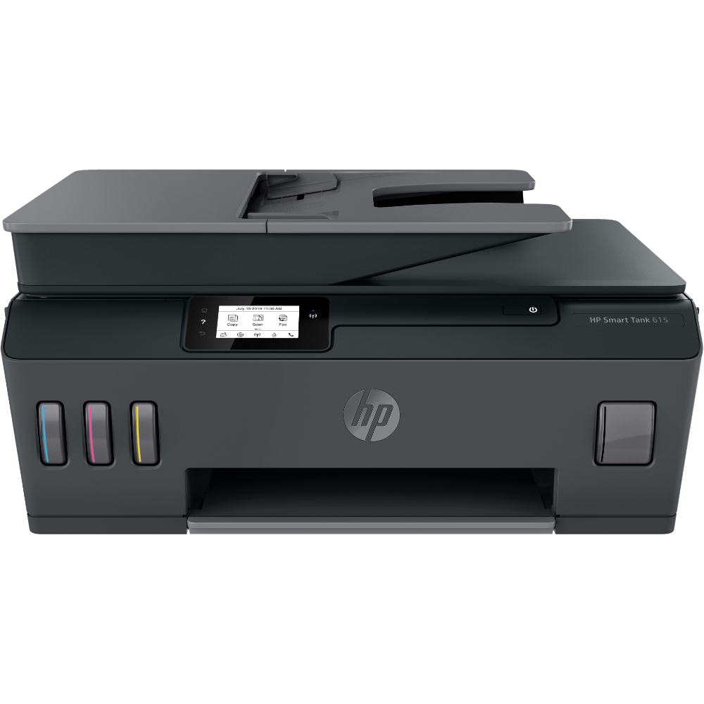 Hp Smart 615 Wi-Fi + Faks +Tarayıcı + Fotokopi Renkli Çok Fonksiyonlu Tanklı Yazıcı