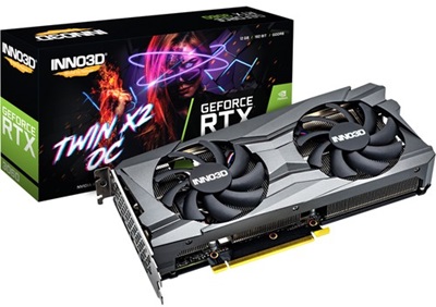 Inno3D GeForce RTX 3060 Twin X2 LHR 192 Bit GDDR6 12 GB Graphics Card