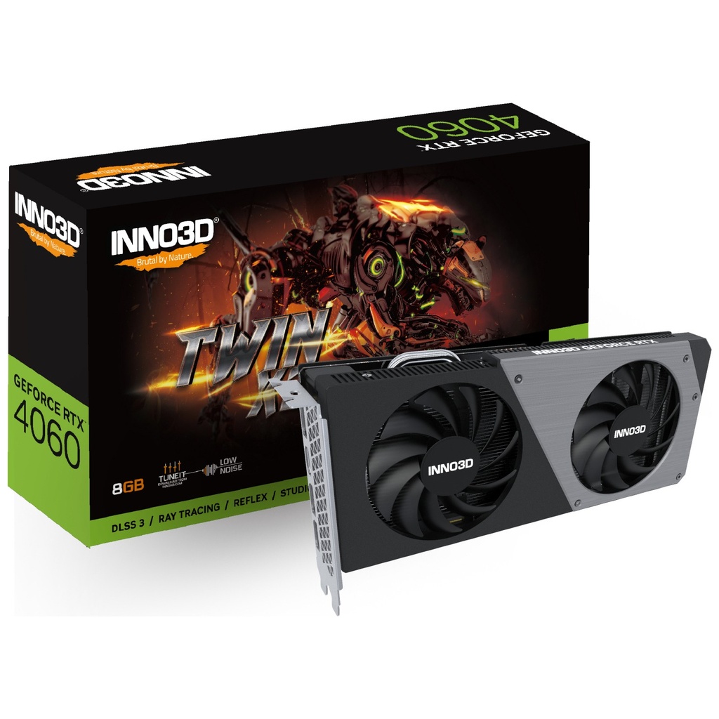 Inno3D GeForce RTX 4060 Twin X2 8 GB 128 Bit GDDR6 Graphics Card