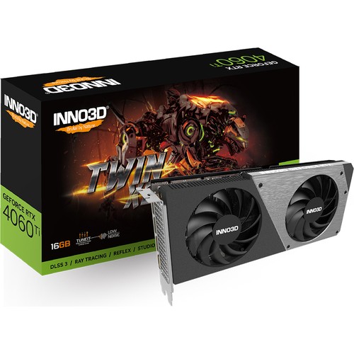 Inno3D GeForce RTX 4060 Ti Twin X2 OC 16 GB 128 Bit GDDR6 Graphics Card