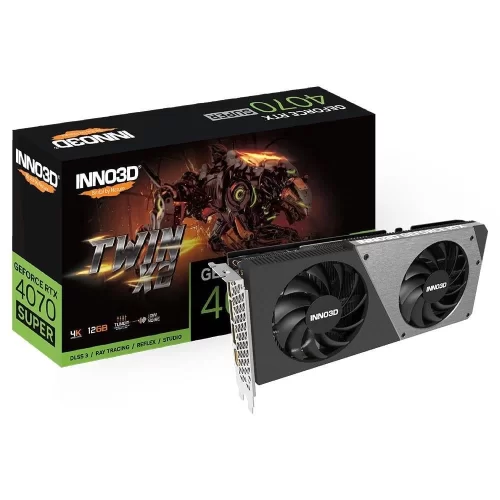 Inno3D GeForce RTX 4070 Super Twin X2 12 GB 192 Bit GDDR6X Graphics Card