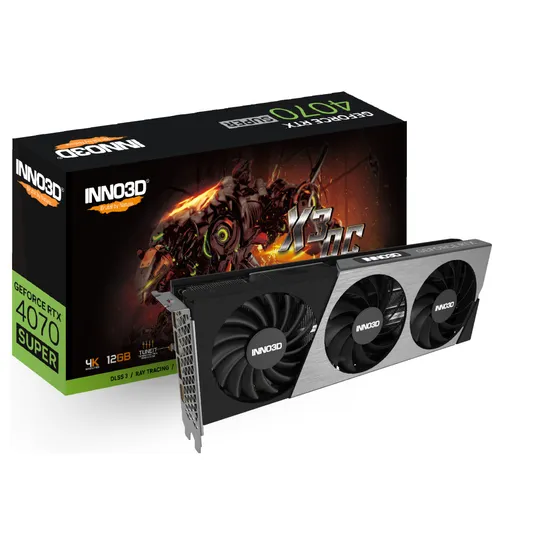 Inno3D GeForce RTX 4070 Super X3 OC 12 GB 192 Bit GDDR6X Graphics Card