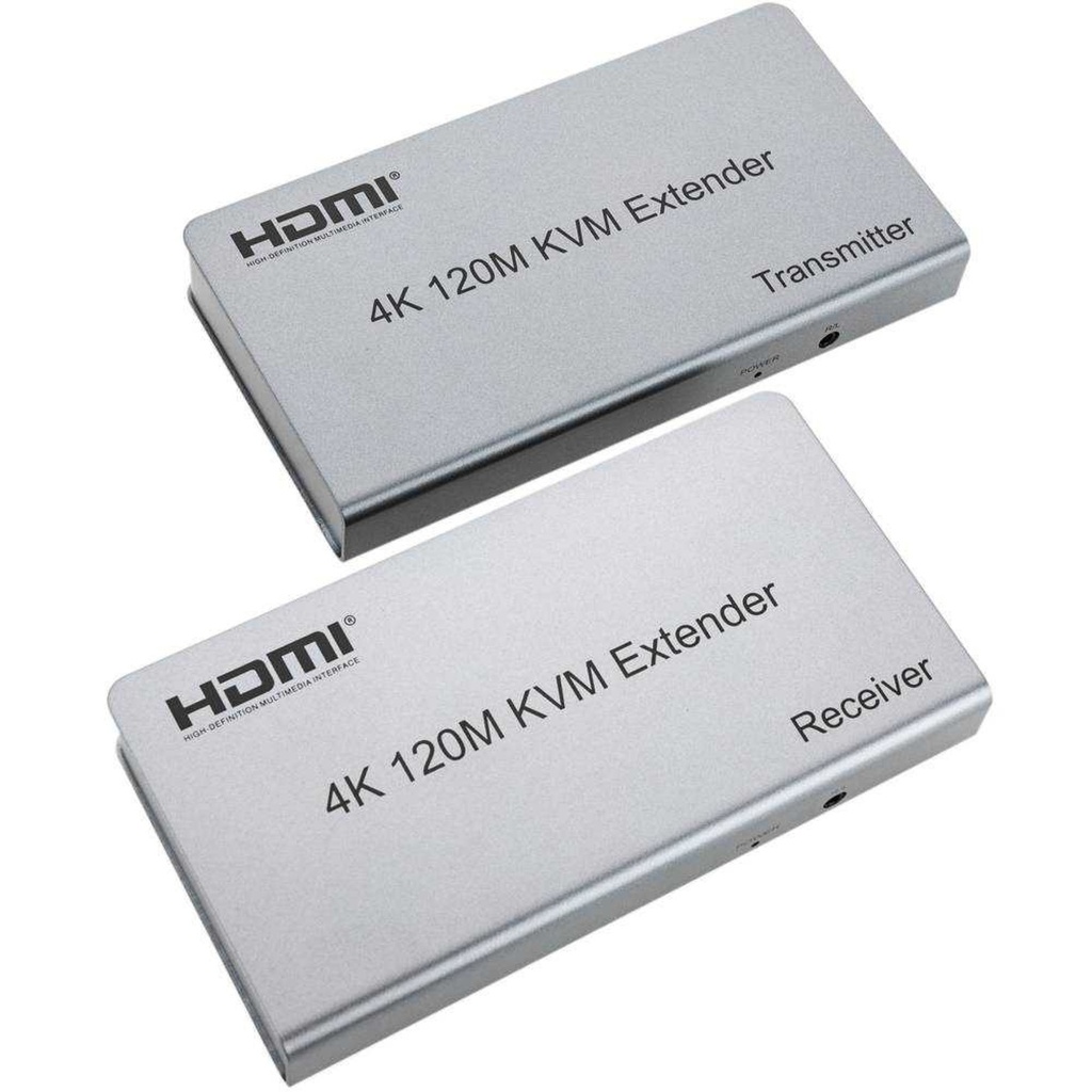 Piramittech PR-KVM120M HDMI IP KVM Extender, 120 Meters