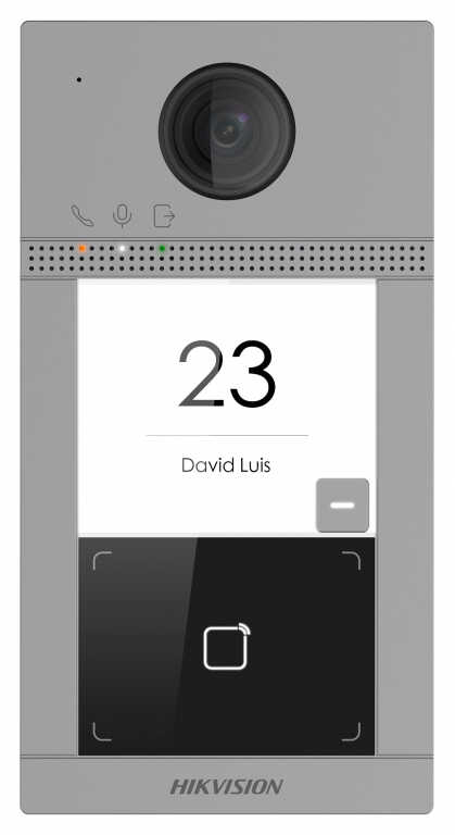 Hikvision DS-KV8113-WME1 Single Wi-Fi IP Intercom Doorbell Panel with Card Reader