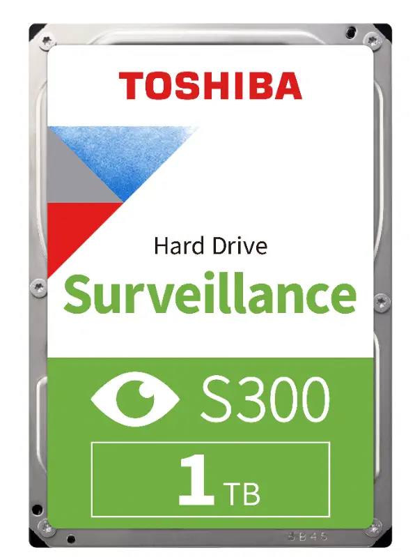 Toshiba S300 Surveillance 1TB 128MB 5400 RPM 3.5" SATA3 24/7 Security Disk