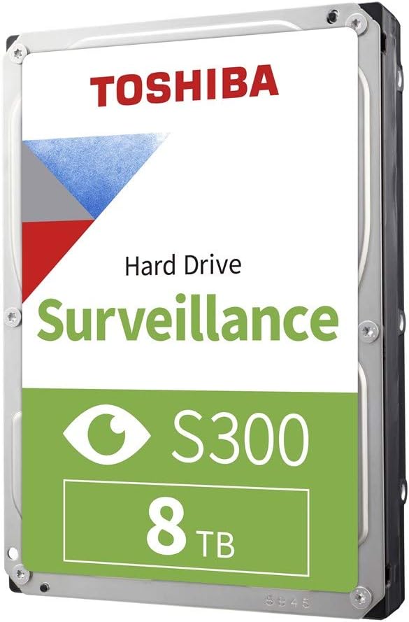 Toshiba S300 Pro Surveillance 8TB 256MB 7200 RPM 3.5" SATA3 7/24 Güvenlik Diski