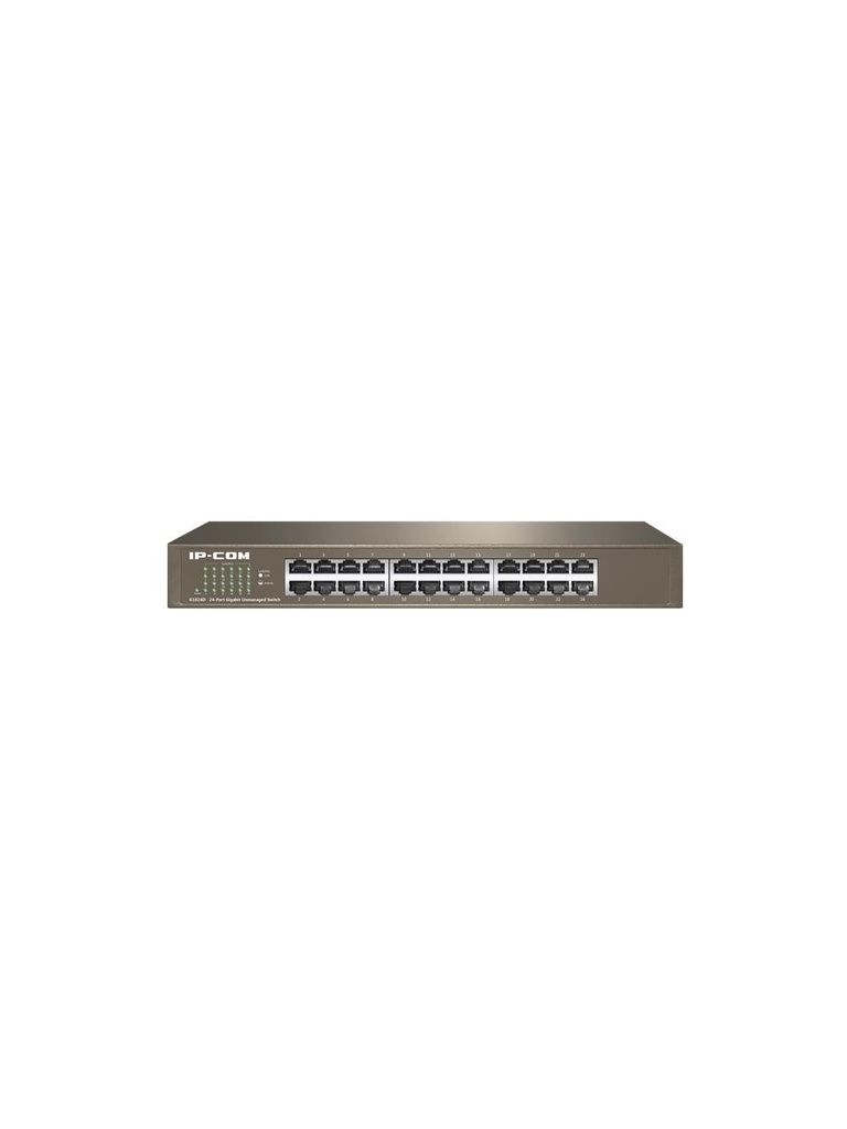IP-Com G1024D 24 Portlu 10/100/1000 Mbps Metal Kasa Gigabit Switch