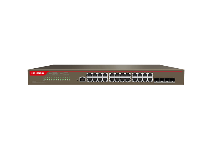 IP-Com G5328X 24 Port Gigabit + 4x10GB SFP Uplink L3 Yönetilebilir Rackmount Switch