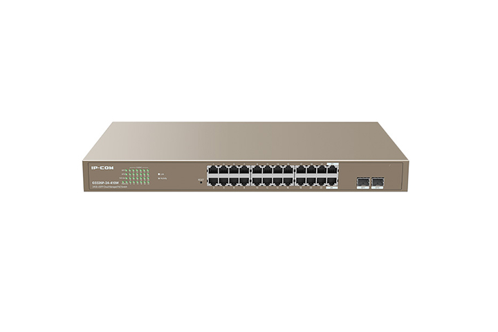 IP-Com G3326P 24GE Portlu 2xSFP 370W Cloud Yönetilebilir Poe Switch