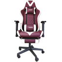 Twisted Minds Comfort E-Sports Gaming Chair White-Claret Red