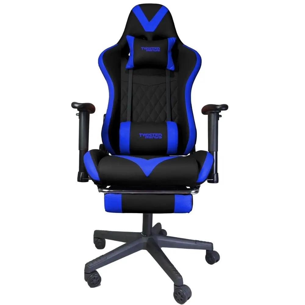 Twisted Minds Comfort E-Sports Gaming Chair Black-Blue