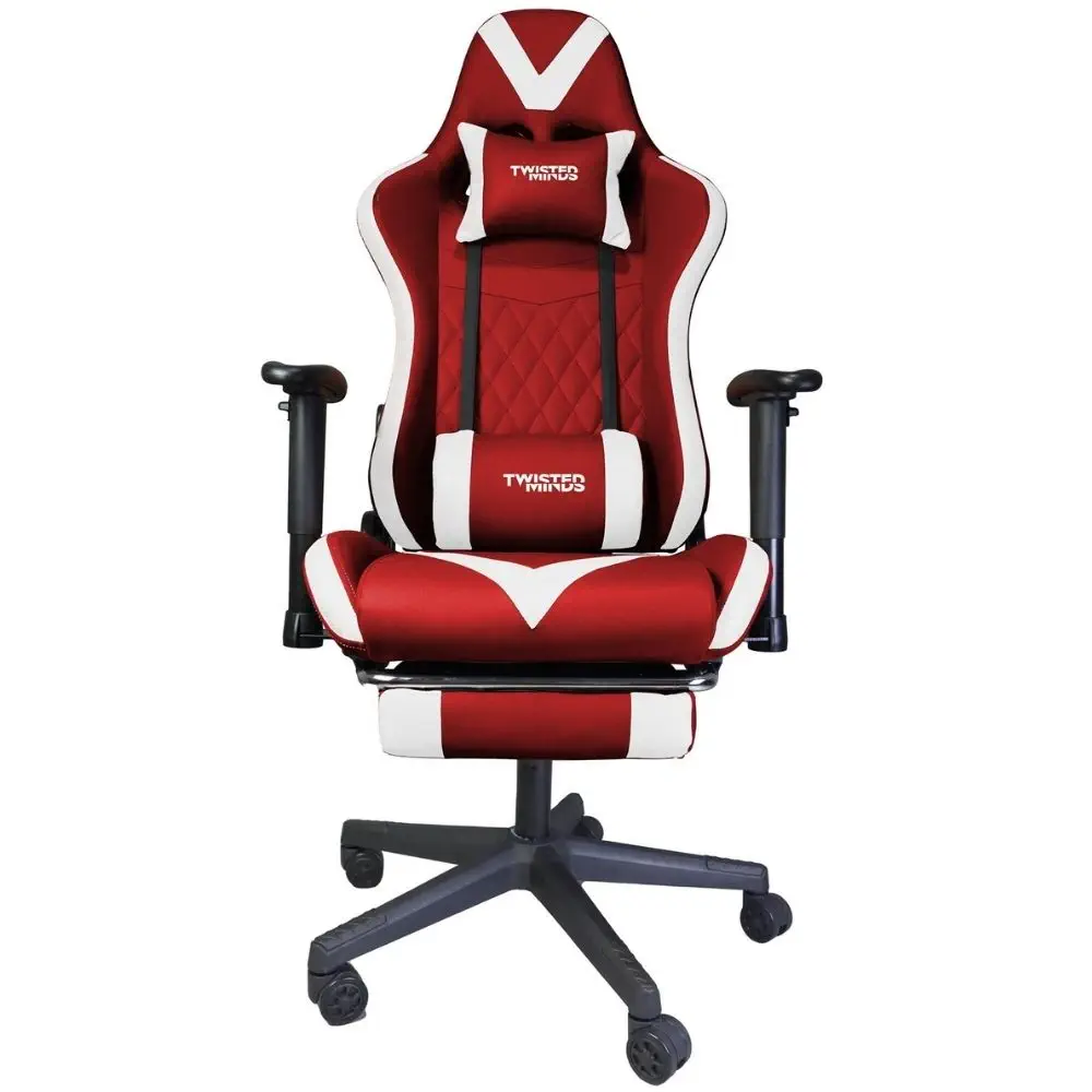 Twisted Minds Comfort E-Sports Gaming Chair Red-White