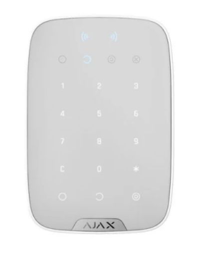 Ajax Keypad 8706.12.WH1 Kablosuz Tuştakımı, Beyaz