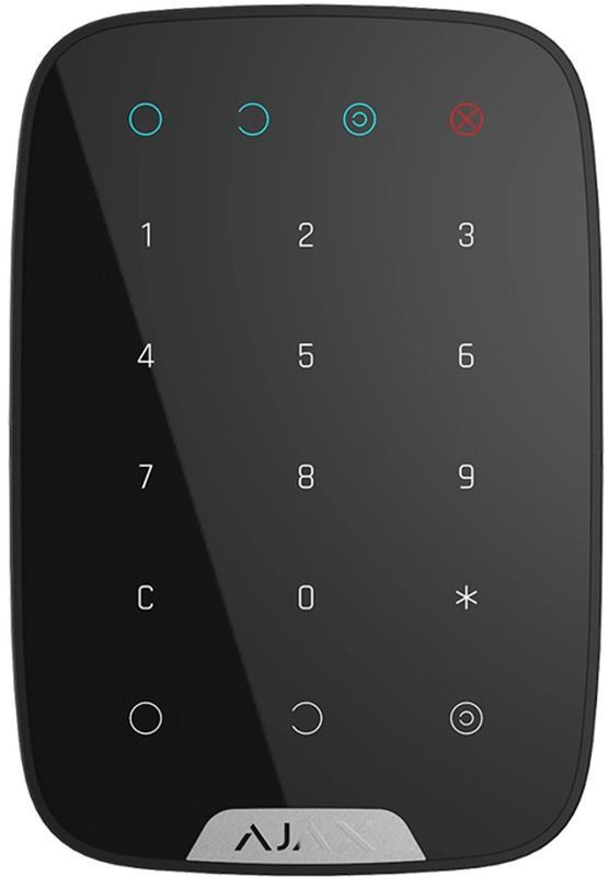 Ajax Keypad 8722.12.BL1 Wireless Keypad, Black