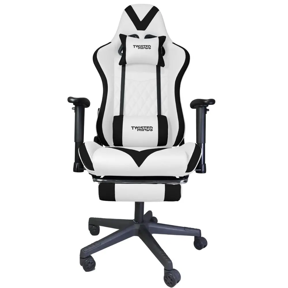 Twisted Minds Comfort E-Sports Gaming Chair White-Black