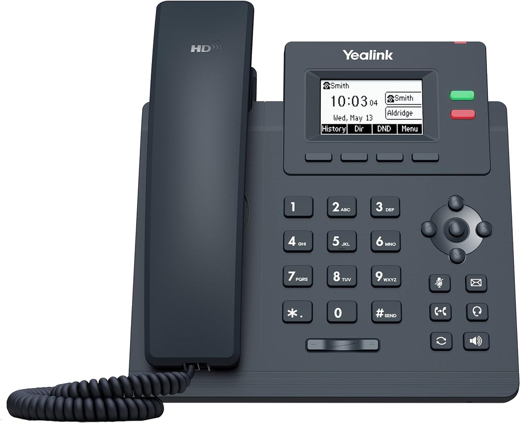 Yealink T31P Poe Destekli IP Telefon, Siyah