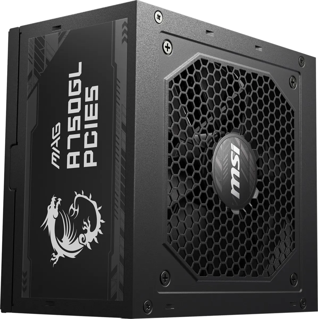 MSI MAG A750GL PCIE5 750W 80+ Gold Full Modular Power Supply