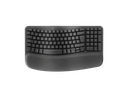 Logitech Wave Keys 920-012311 Kablosuz Klavye Q TR, Siyah