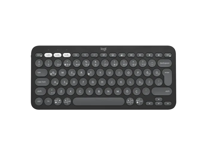 Logitech K380S Pebble Keys 2 920-011859 Kablosuz Klavye, Grafit