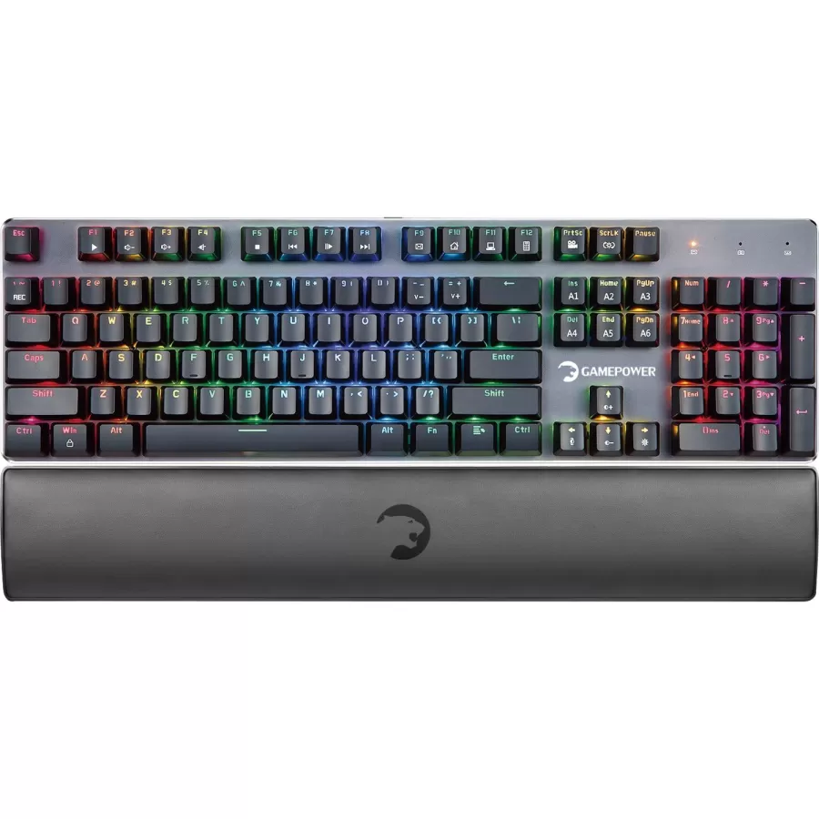 GamePower Ogre RGB 60M Red Switch Türkçe Q USB Mekanik Gaming Klavye