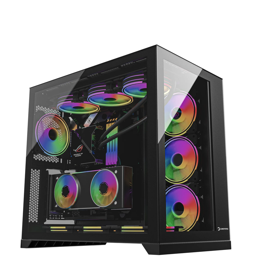 GamePower WarCry Evo ARGB Tempered Glass TYPE-C 120mm PWM Fan ATX Gaming Case