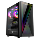GamePower Ravadin ATX 3* ARGB Infinity Fan Temper Cam Gaming RGB Kontrolcüsü Siyah Kasa