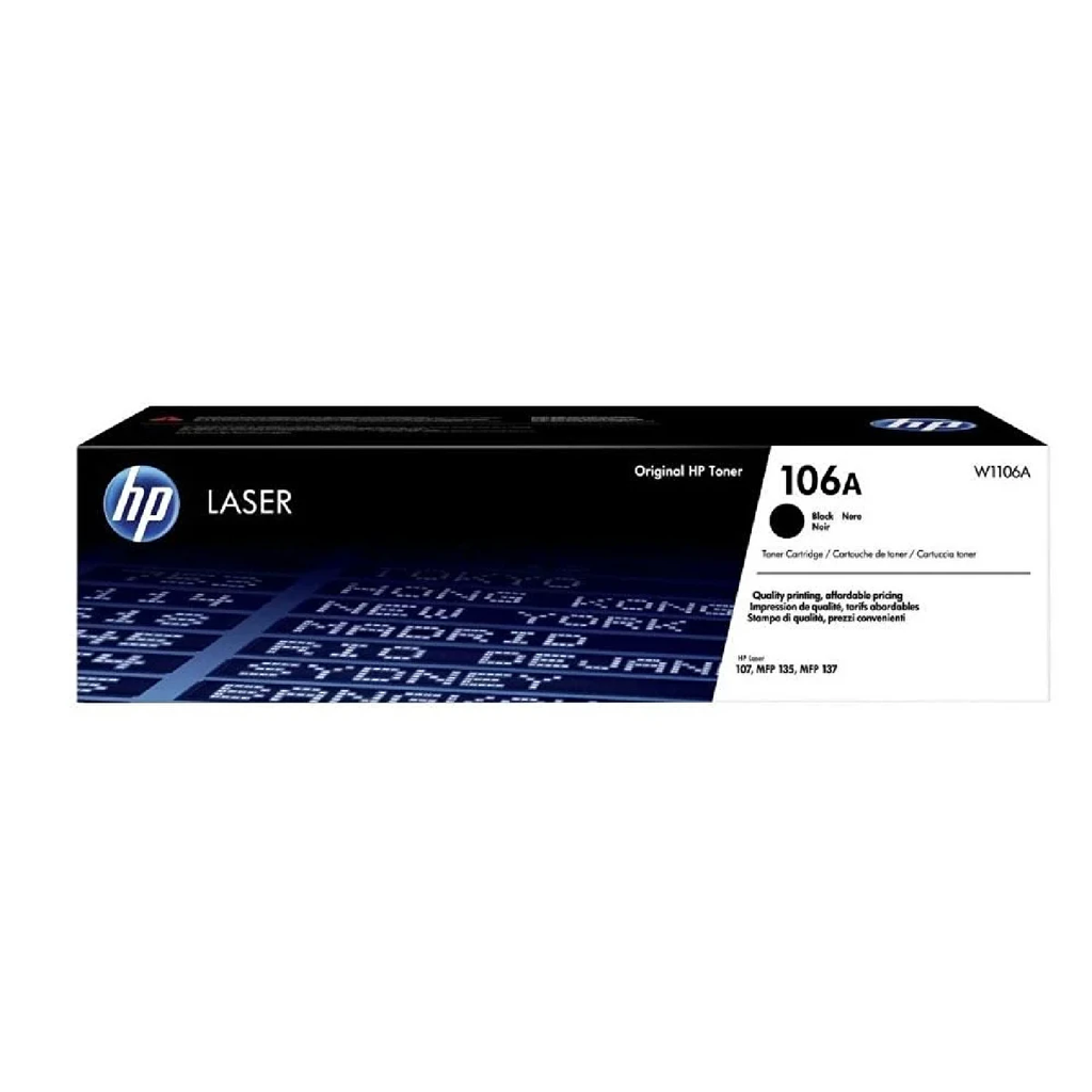 HP W1106A (106A) Original Toner, Black