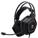 Gamepower Mihawk Black 7.1 Surround RGB Vibration Gaming Headset, Black