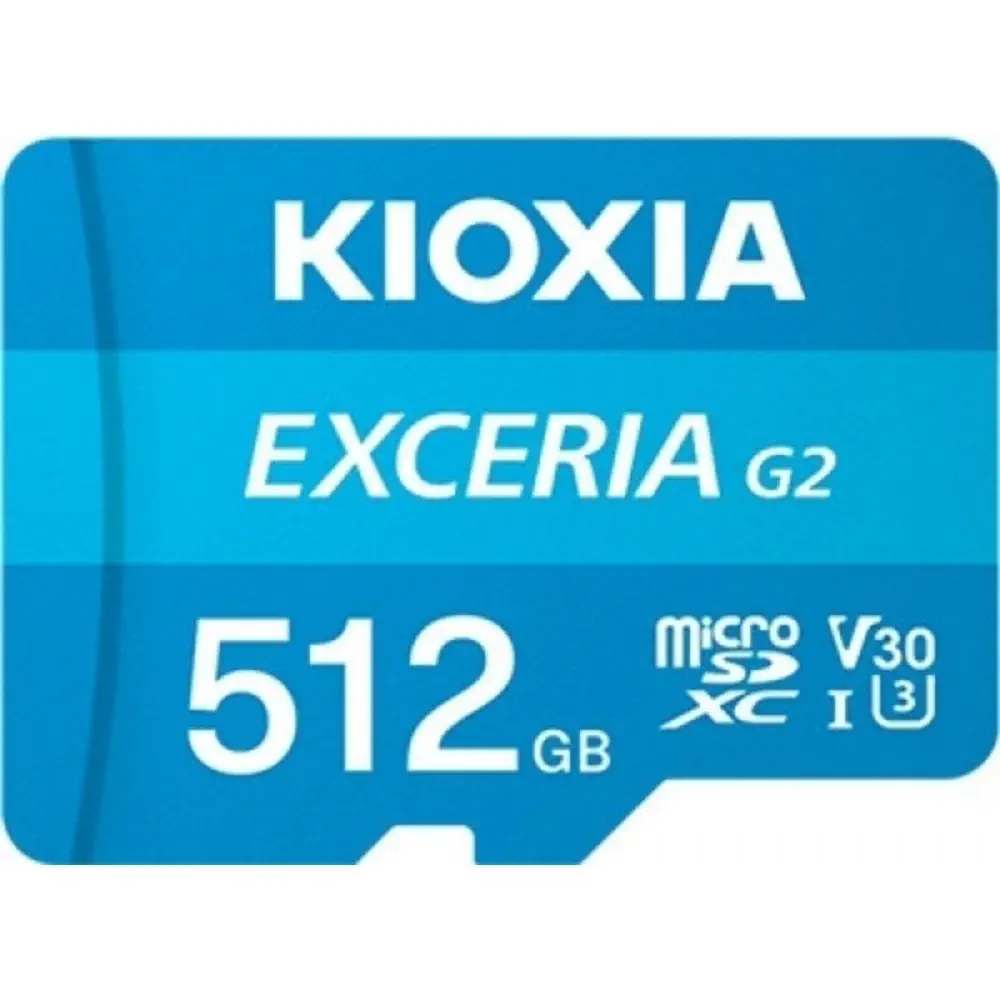 Kioxia Exceria LMEX2L512GG2 512GB 100MB/s Reading Speed ??MicroSD Memory Card