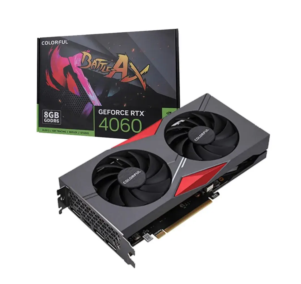 Colorful RTX 4060 8GB GDDR6 128Bit NB DUO 8GB-V DX12 Gaming Ekran Kartı