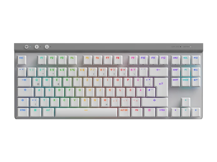 Logitech G515 920-012539 Lightspeed TKL Kablosuz Mekanik Oyuncu Klavyesi, Beyaz
