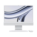 Apple iMac M3 8 GB 512GB SSD 24" 4.5K All in One PC, Silver